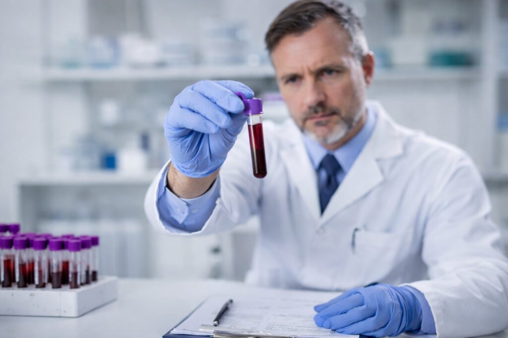 Bluttest zur Diagnose von Testosteronmangel beim Mann