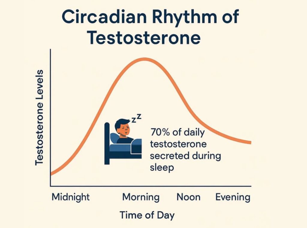 schlaf verbessert testosteronproduktion
